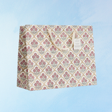 Grand sac-cadeau - jaune (plusieurs styles)