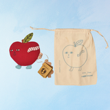 stuffed toy - pippin the apple