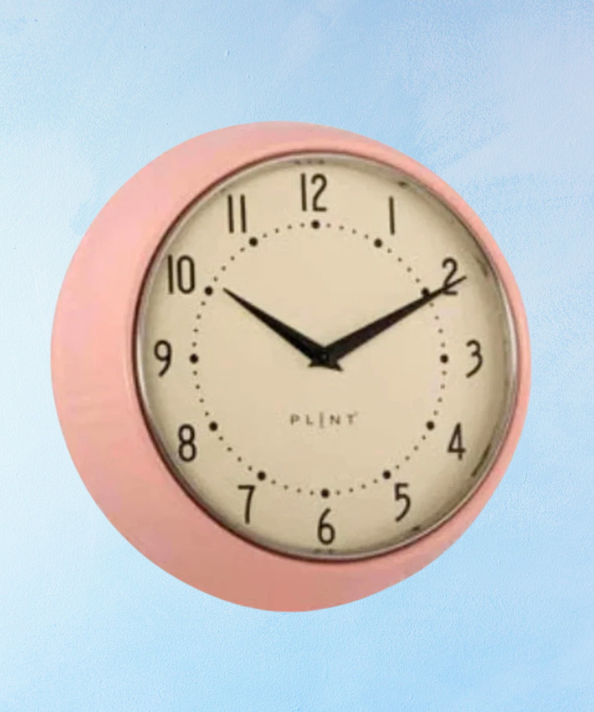 retro wall clock (assorted colours)
