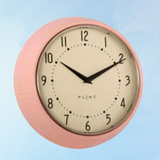 retro wall clock (assorted colours)