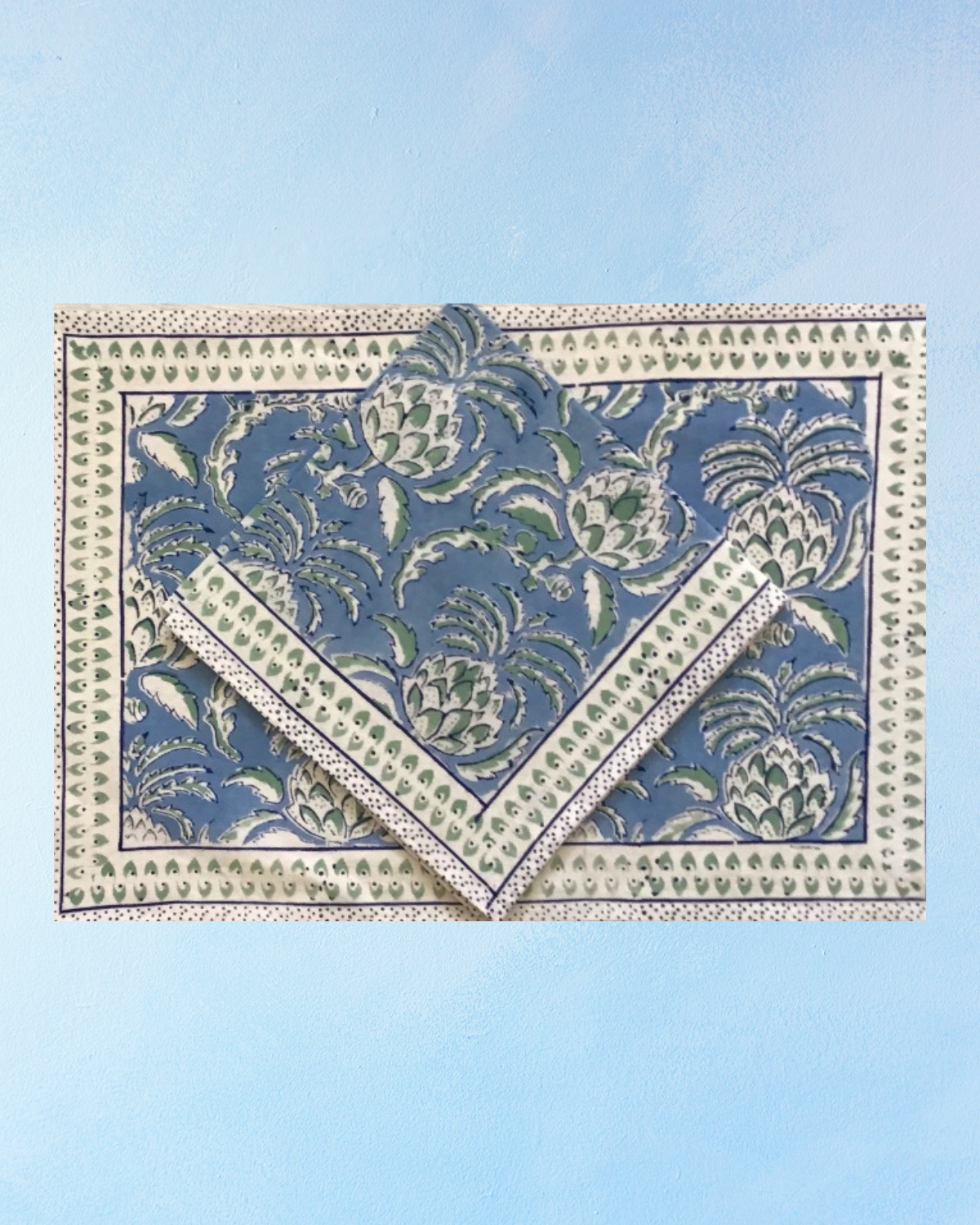 placemats - thistle blue (set of two)