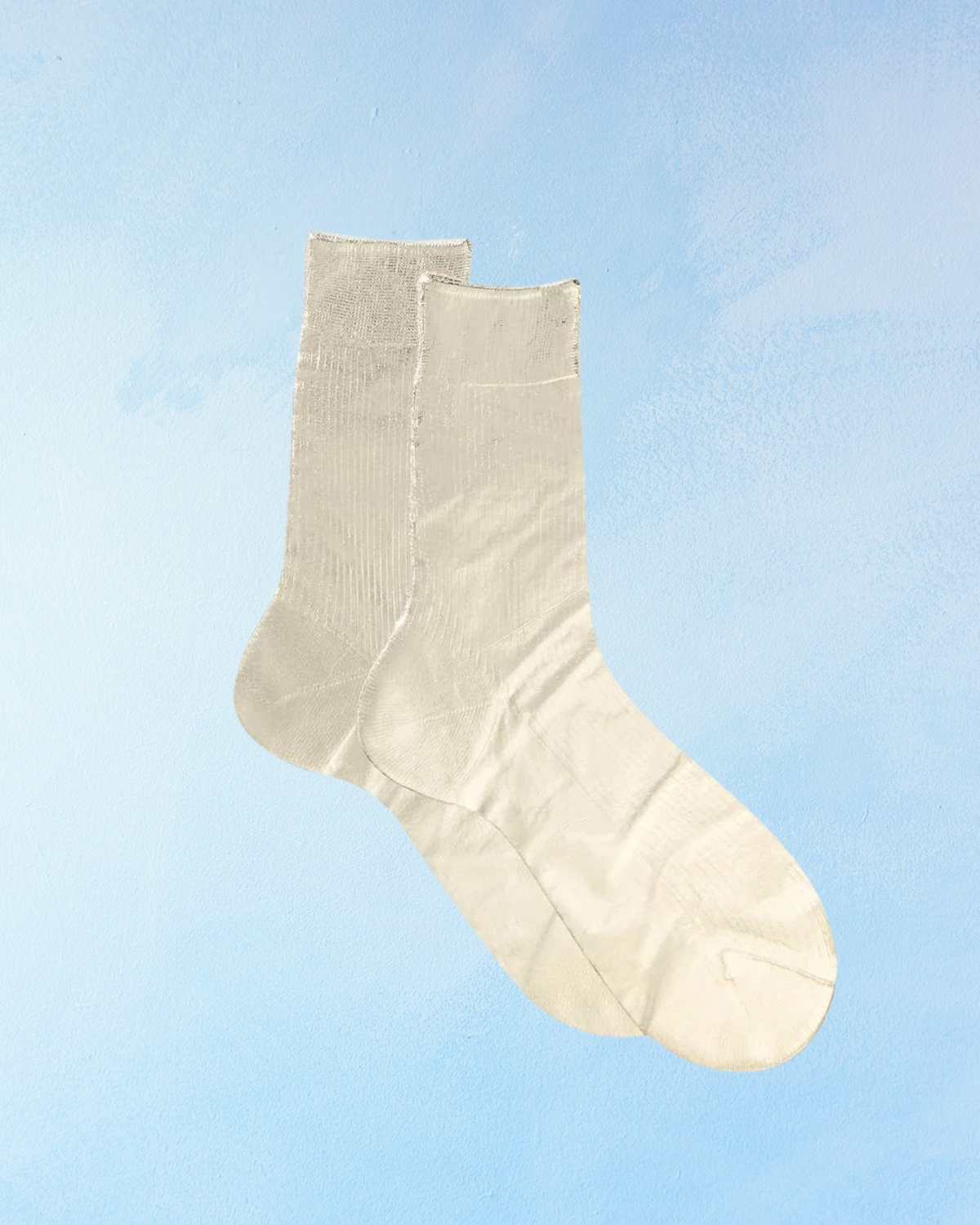socks - laminated silk