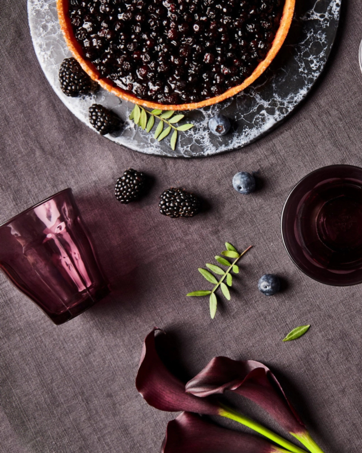 glassware - tumbler: picardie plum