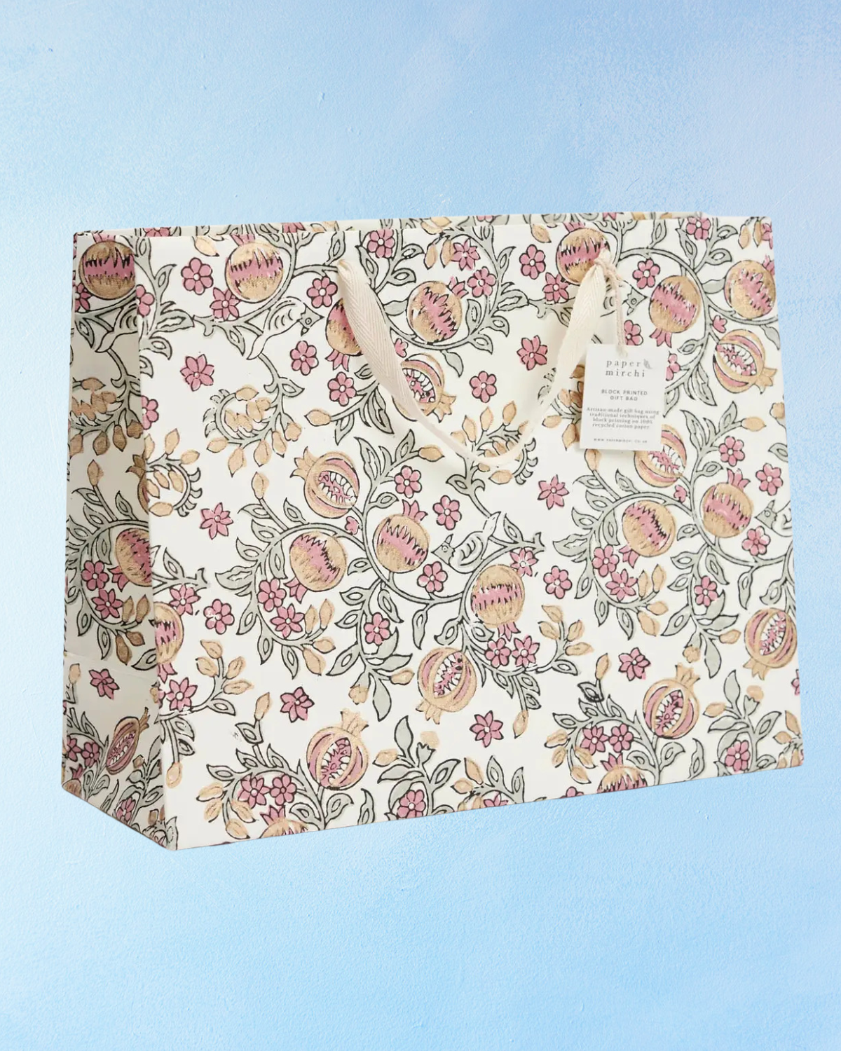 large gift bag - pink earth (multiple styles)