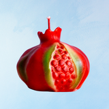 candle - food - pomegranate