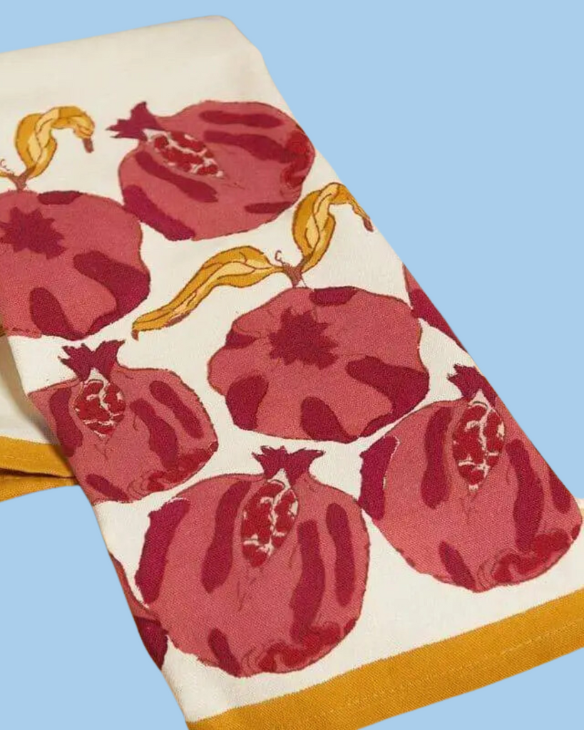 tea towel - pomegranate