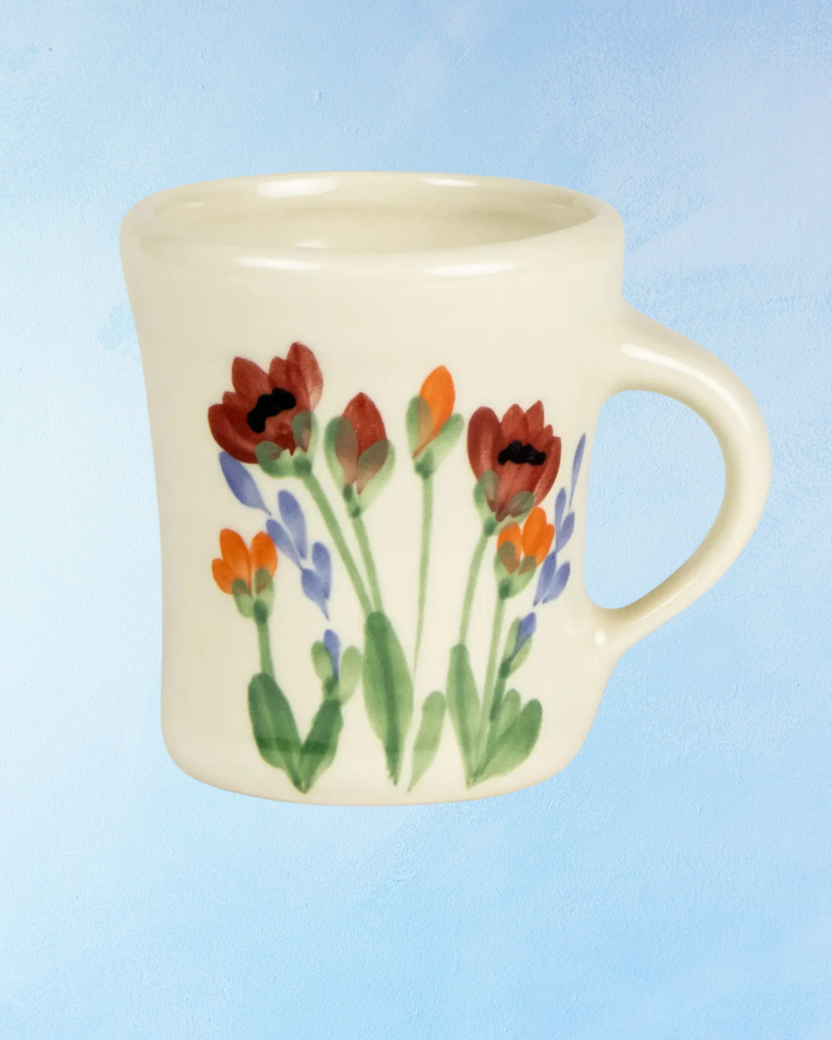 stoneware - heritage poppy mug