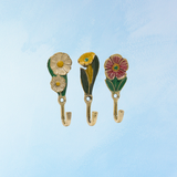 wall hooks - posy (set of three)