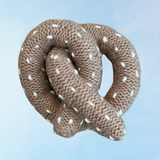 dog toy - knit pretzel