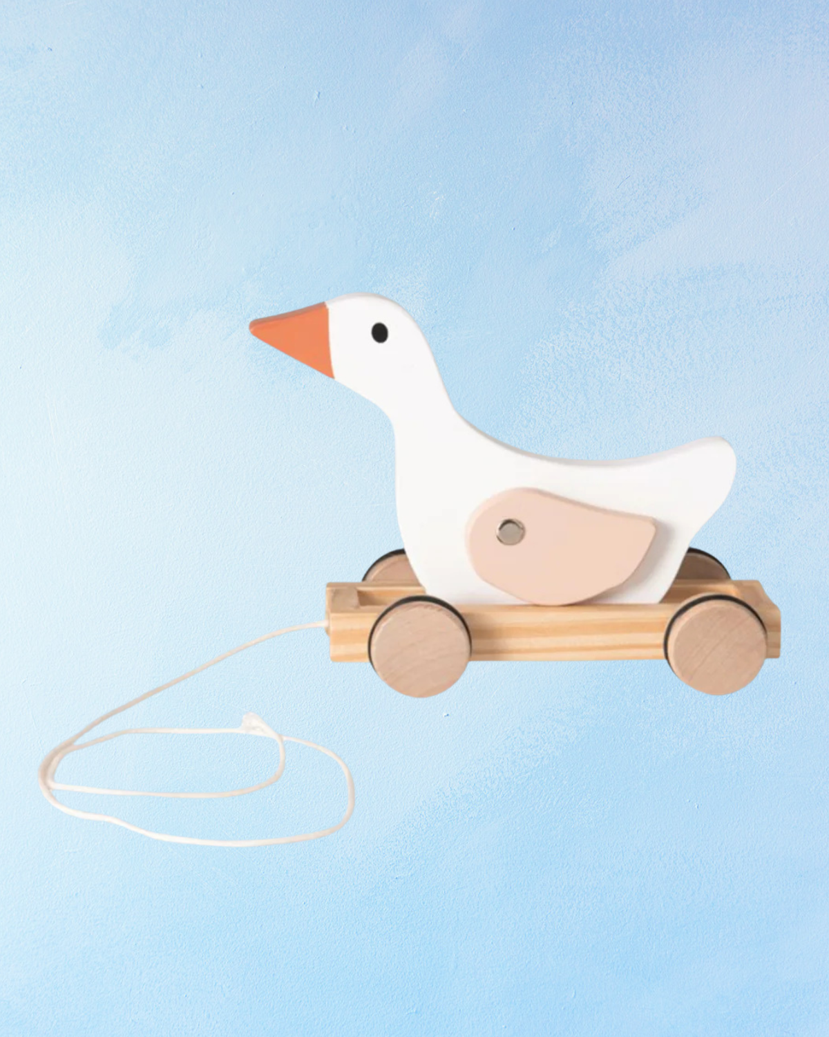 pull along wooden duck toy