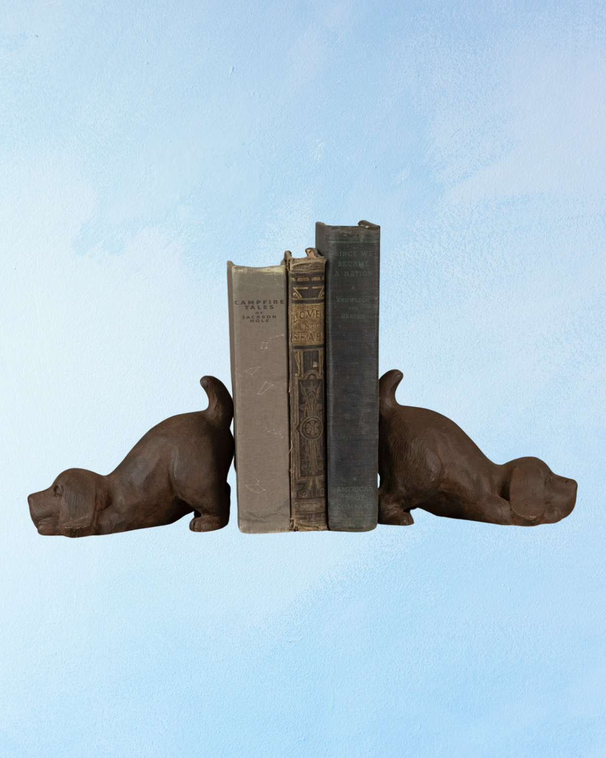 bookends - puppies