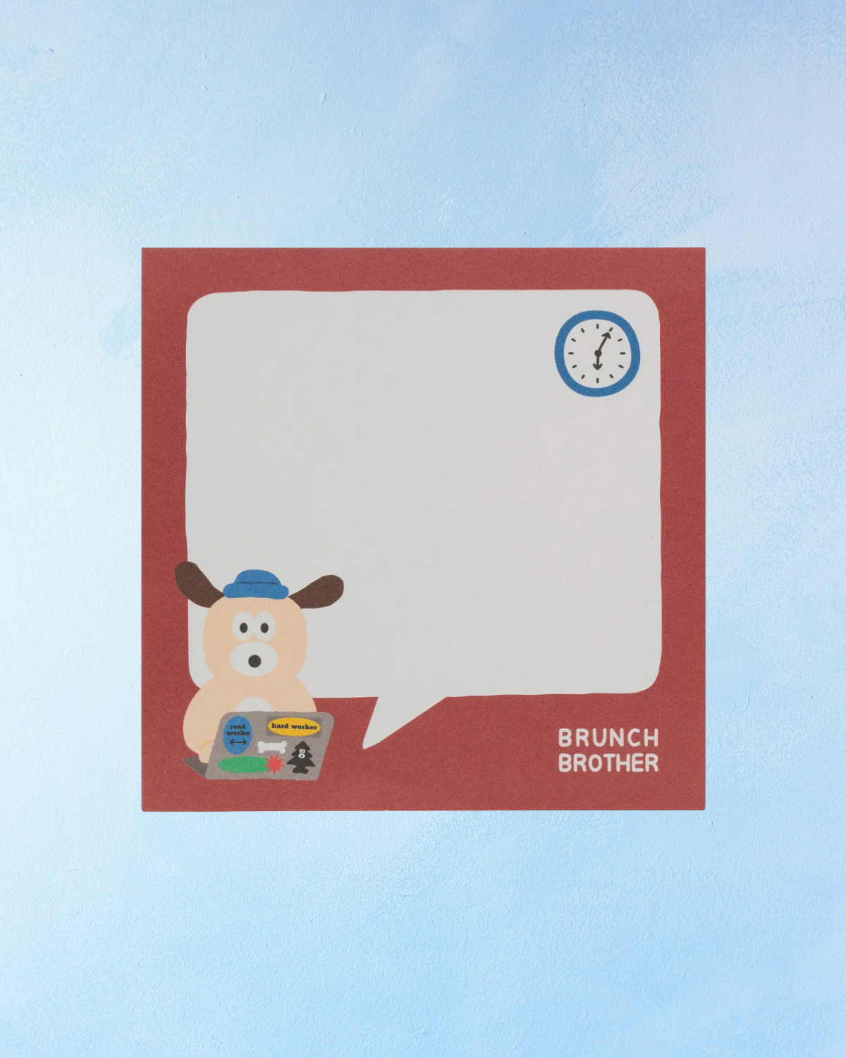 memo pad - puppy