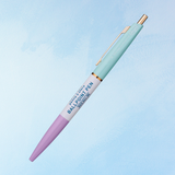 pen - purple and mint