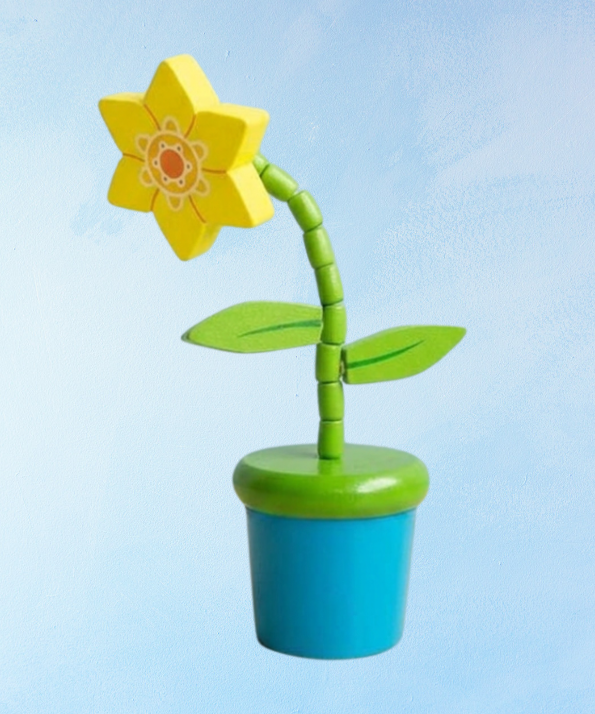 toy - push puppet: daffodil
