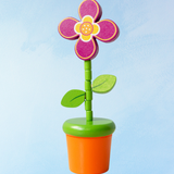toy - push puppet: pansy