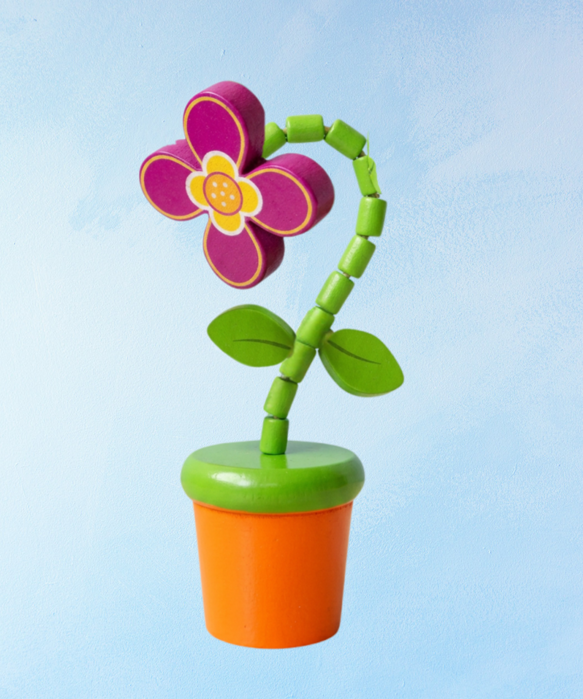 toy - push puppet: pansy