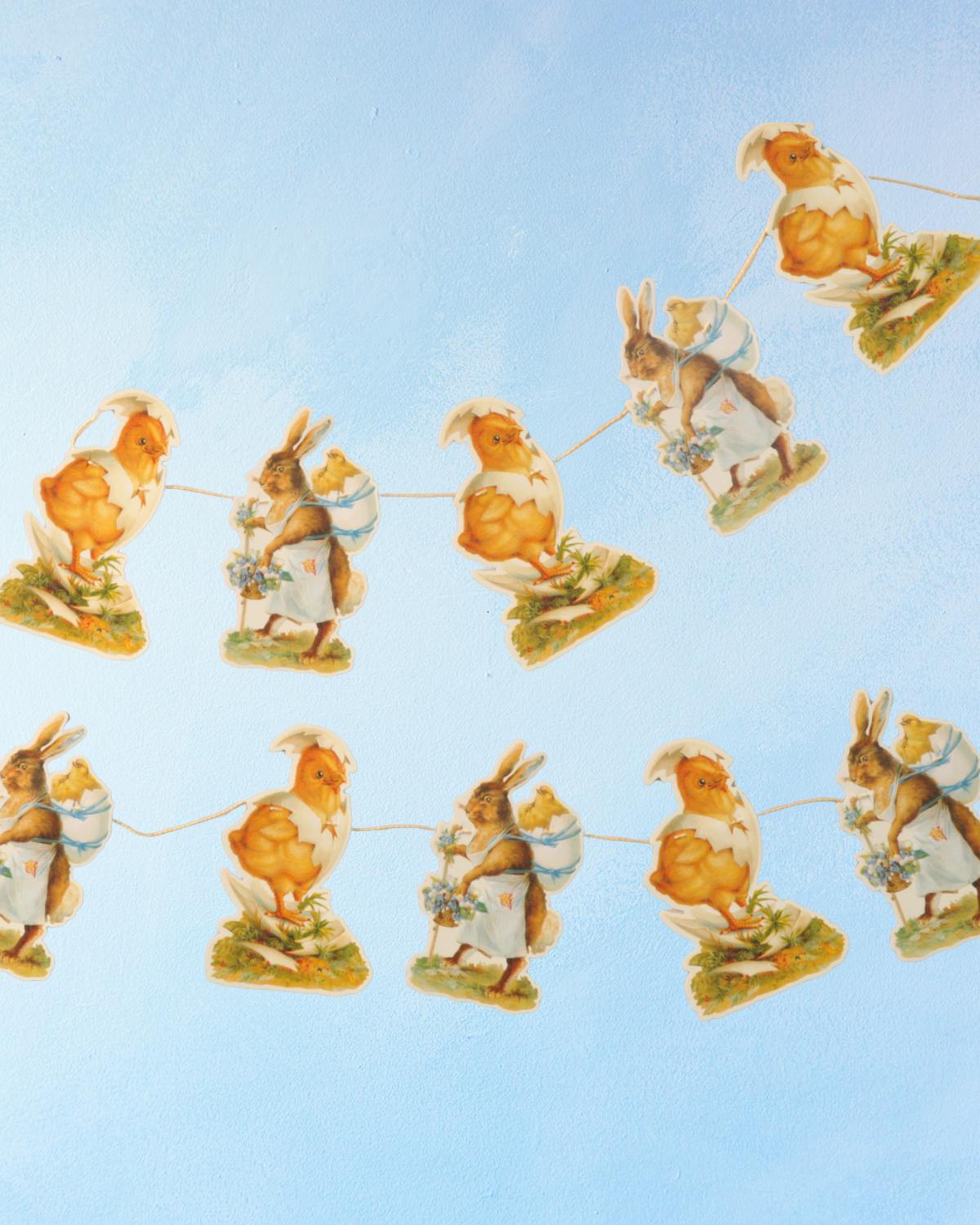 garland - chicks & rabbit