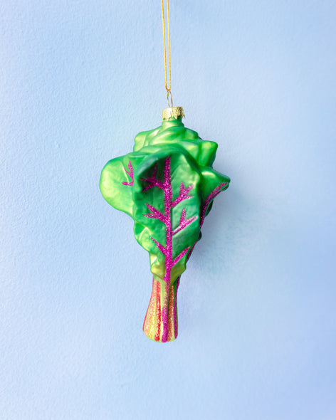 ornament - rainbow chard