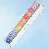 birthday candles - rainbow daisies