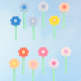 birthday candles - rainbow daisies