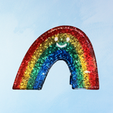 mini hair clip - rainbow