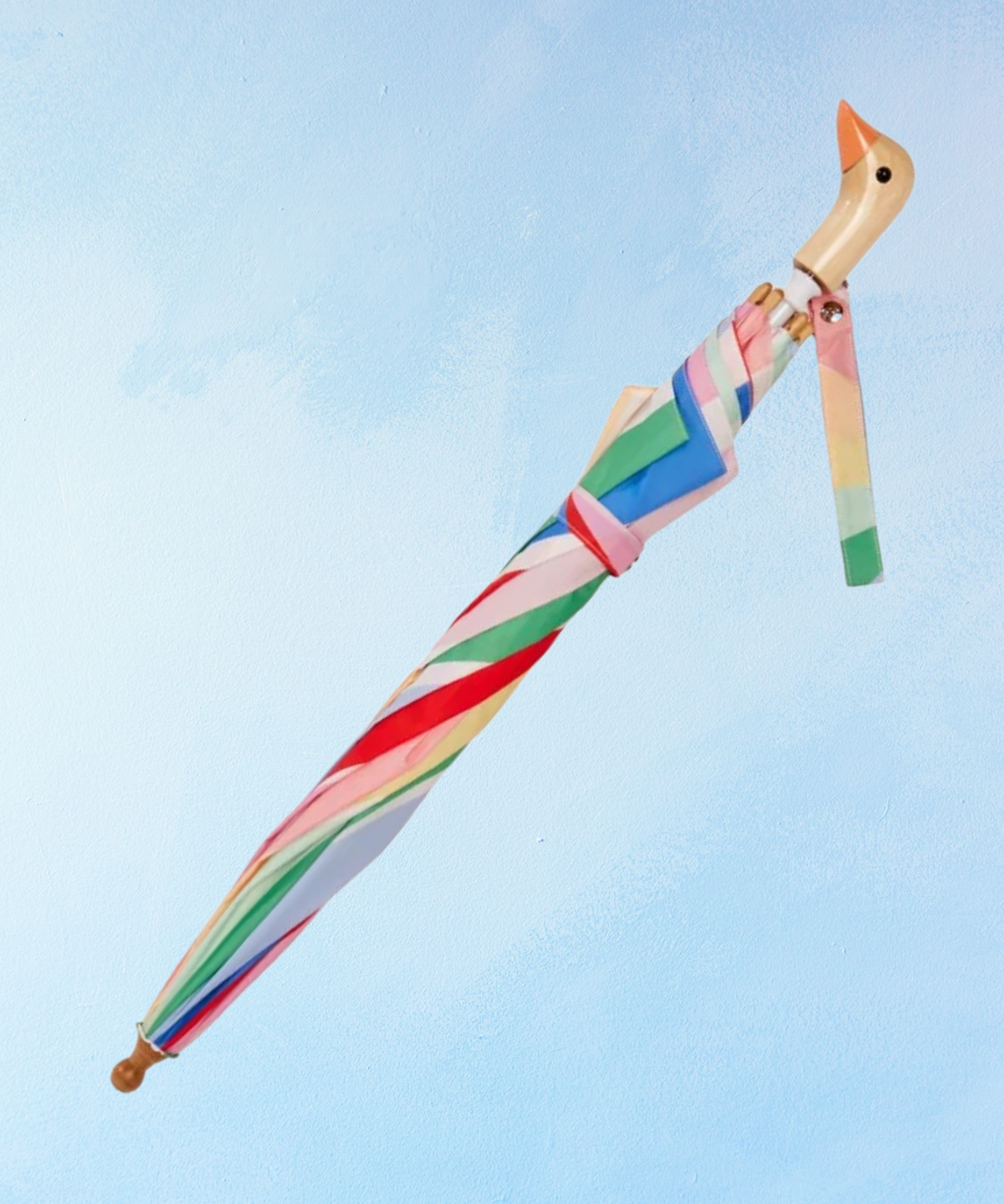 umbrella - original duckhead - kid's rainbow stripe