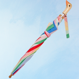umbrella - original duckhead - kid's rainbow stripe