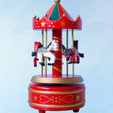 music box - carousel: red (two sizes)