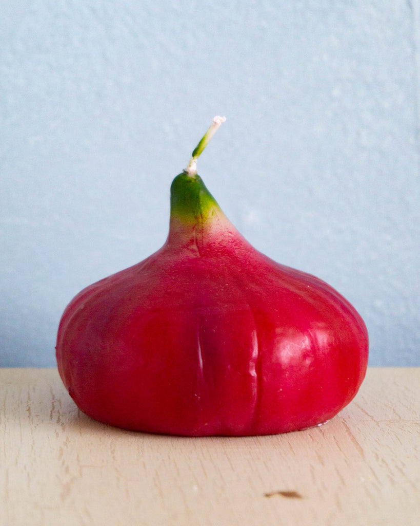 candle - red onion