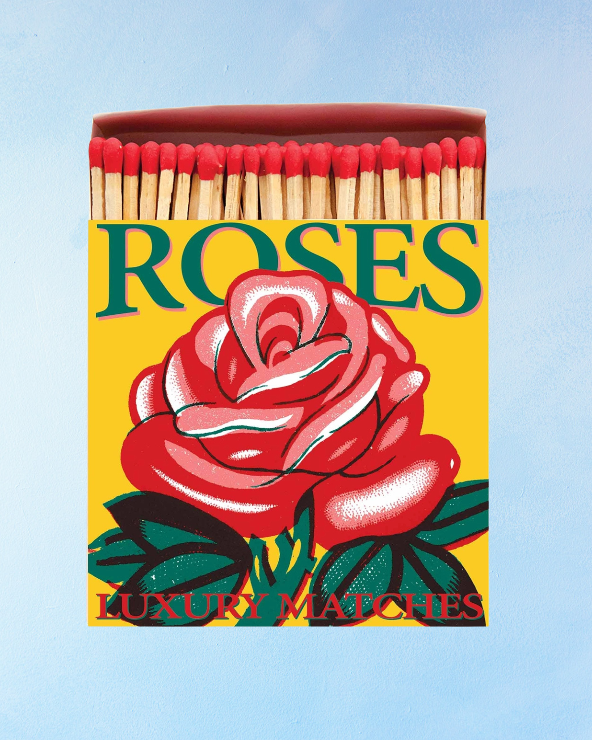 fancy matches - red rose