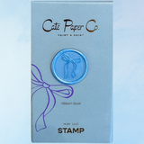 wax seal stamp - ribbon bow