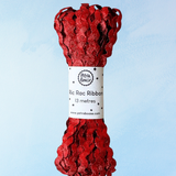 ribbon - ric rac- ruby red