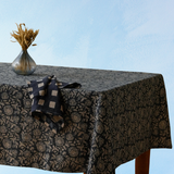 tablecloth - linen rio blue