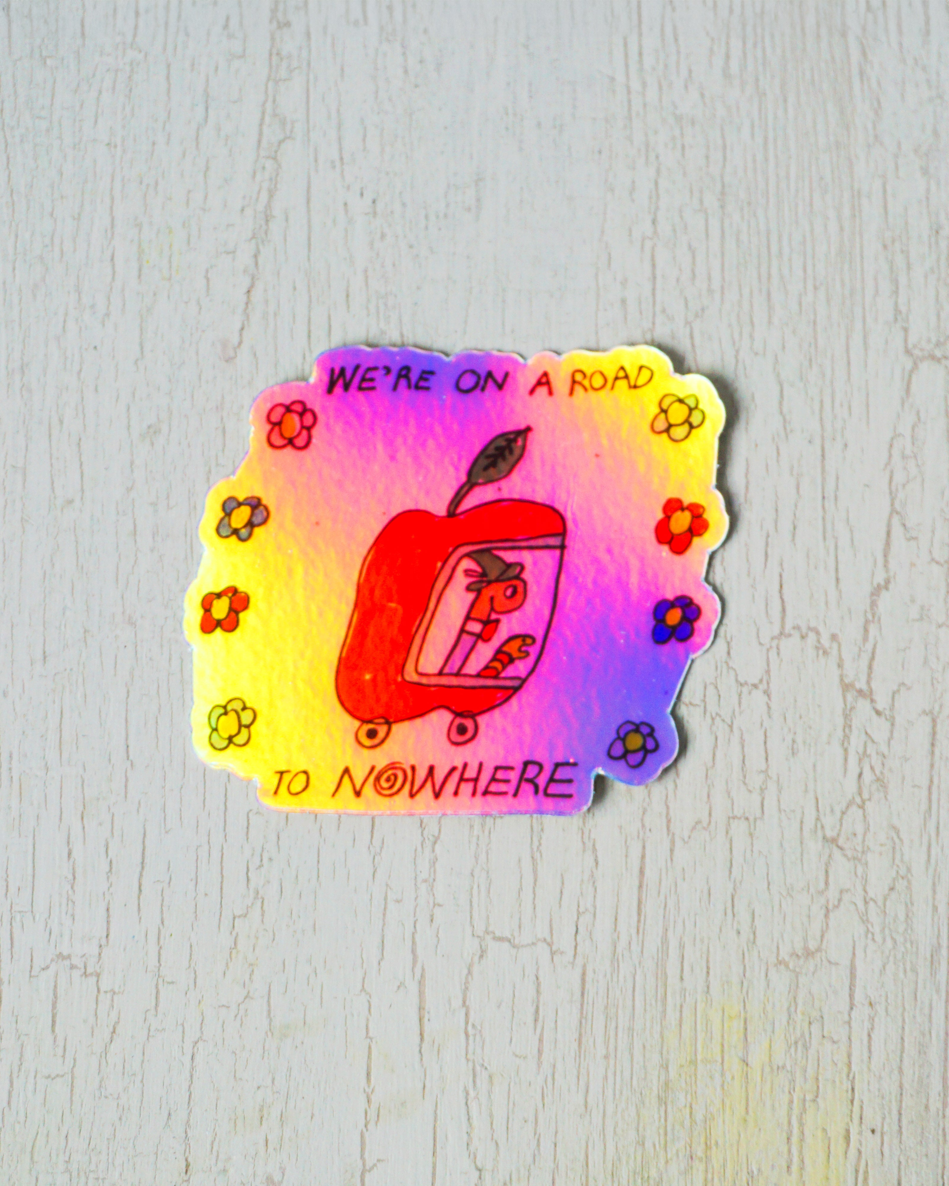 sticker - we're on a road to nowhere – Baa Baazaar