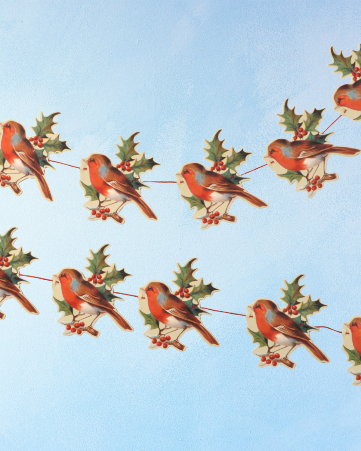 garland - robin & holly