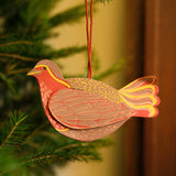 ornament - paper robin