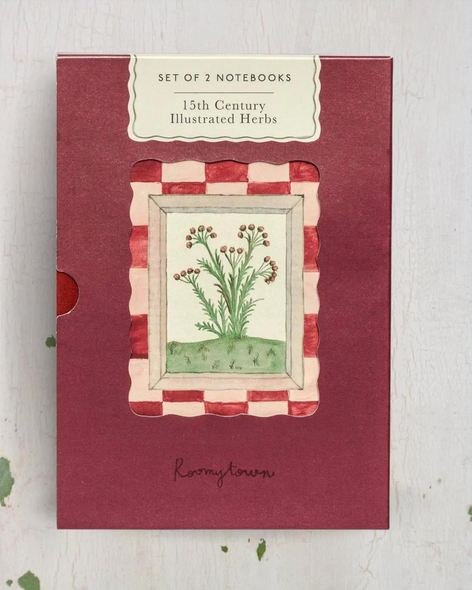 illustrated herb notebooks (set of two)