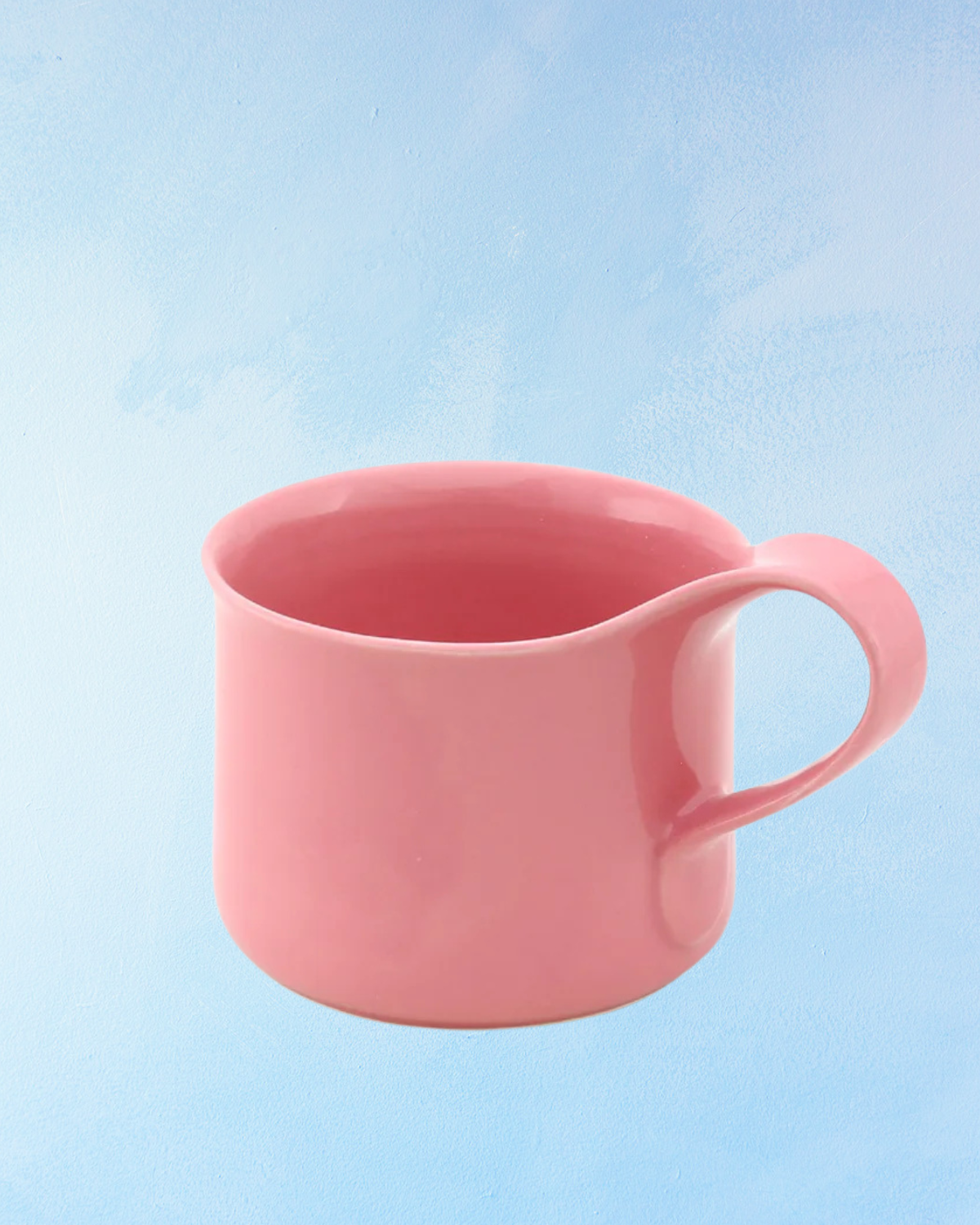 ceramic - cafe mug: rose