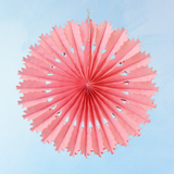 decoration - tissue paper fan - rose