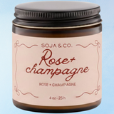 candle - rose & champagne