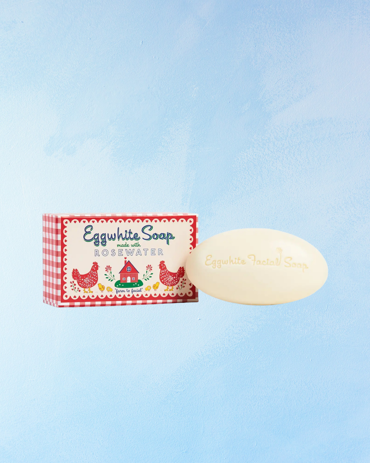 face soap - eggwhite & rosewater