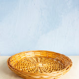 plateau en osier rond - plusieurs styles