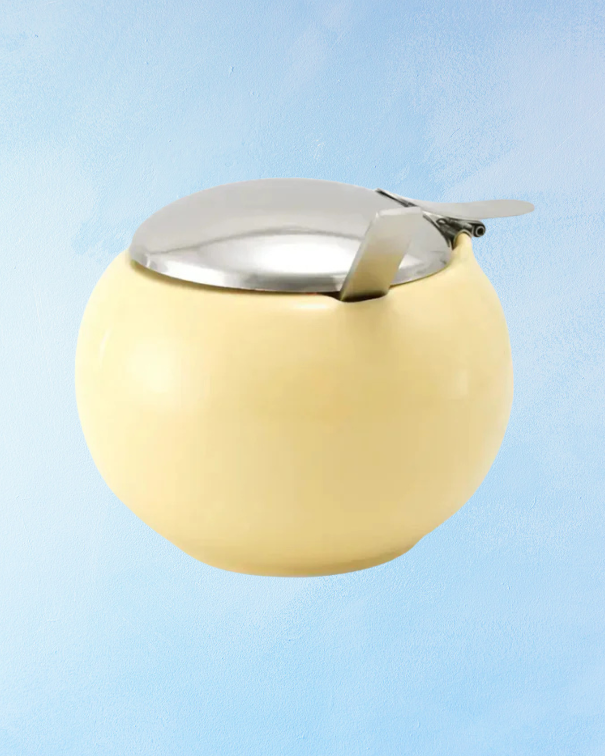 ceramic - sugar jar: banana