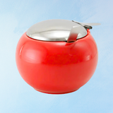 pot à sucre rond - tomate