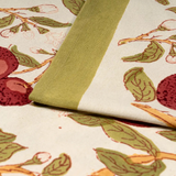 table runner - orange tree