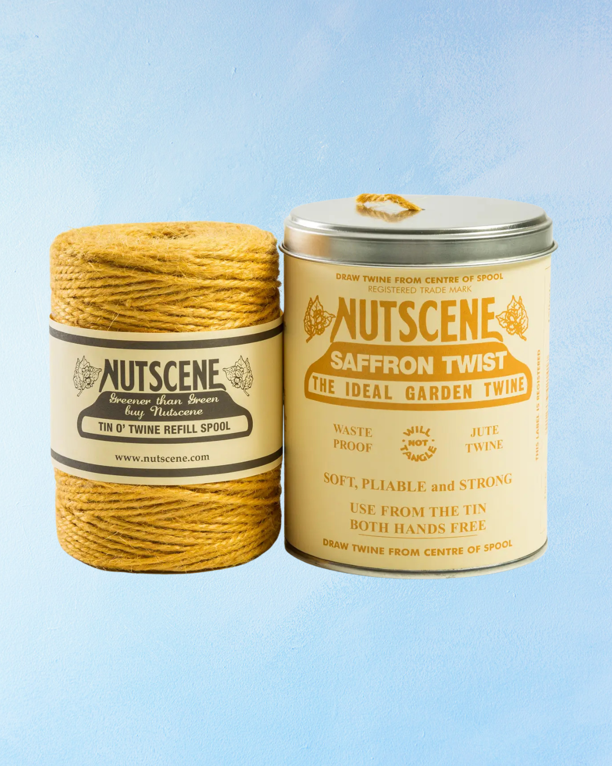 garden twine - can-o-twine: saffron