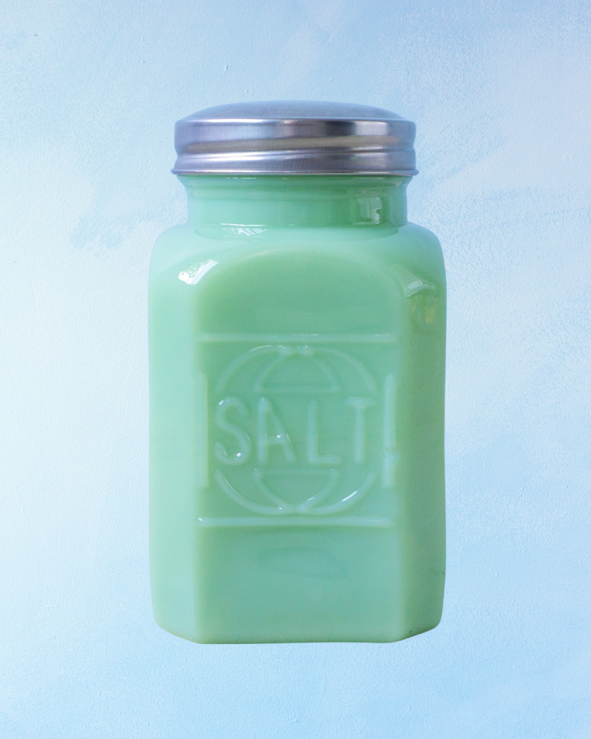jadeite salt shaker - large