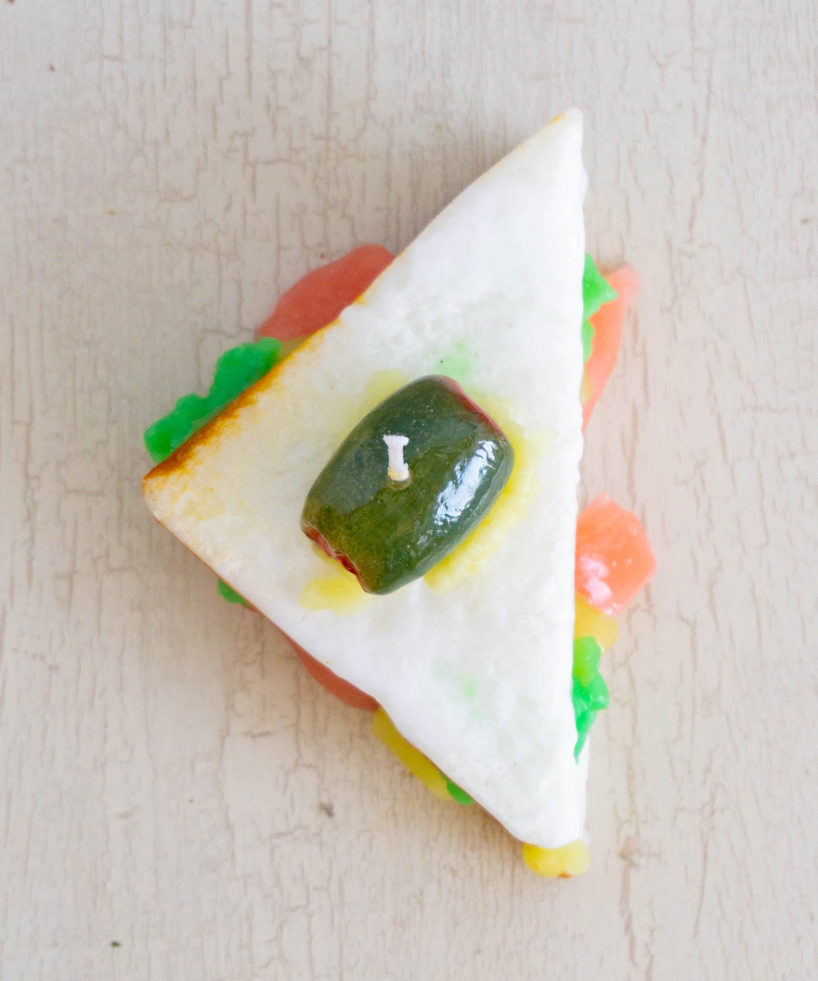 candle - food - fancy lil sandwich