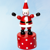 toy - push puppet - santa claus