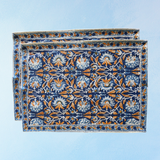 placemats - sarah blue (set of 2)